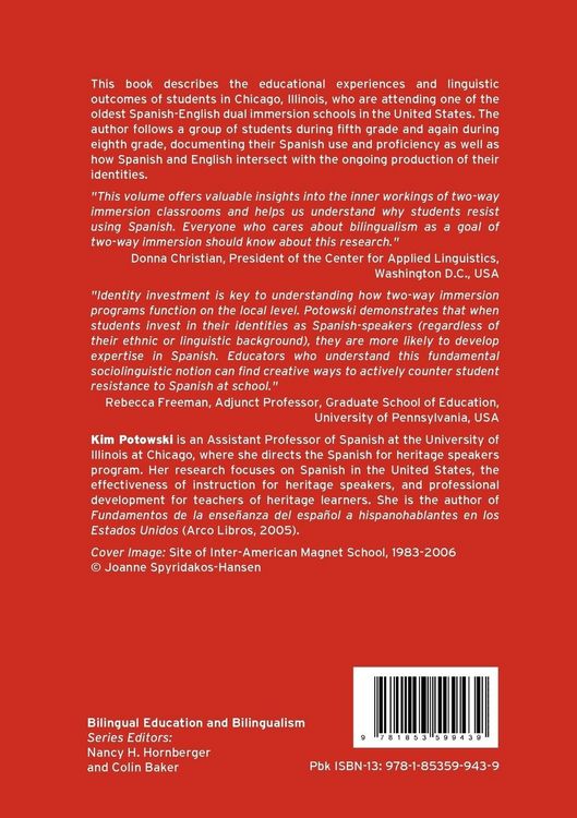 Produktbild: Language and Identity in a Dual Immersion School