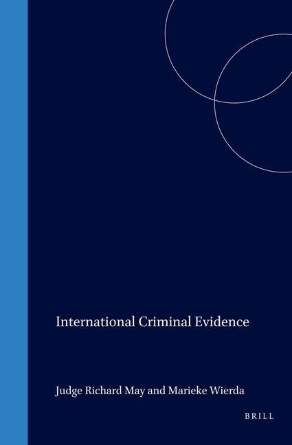 Produktbild: International Criminal Evidence