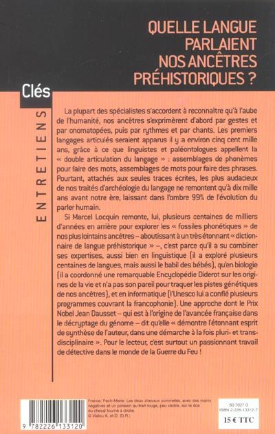Produktbild: Quelle Langue Parlaient Nos Ancetres Prehistoriques