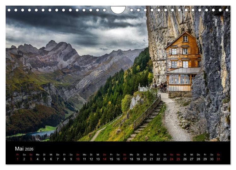 Produktbild: Lichtblicke aus Europa (Wandkalender 2026 DIN A4 quer), CALVENDO Monatskalender