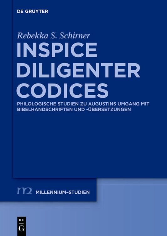 Bild vom Artikel Inspice diligenter codices vom Autor Rebekka S. Schirner