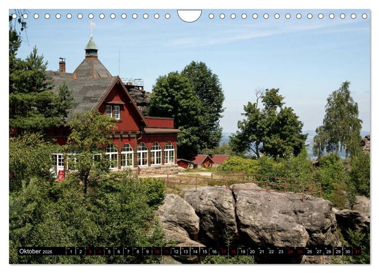 Produktbild: Das Zittauer Gebirge - (Wandkalender 2026 DIN A4 quer), CALVENDO Monatskalender