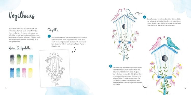 Produktbild: Watercolor liebt Handlettering