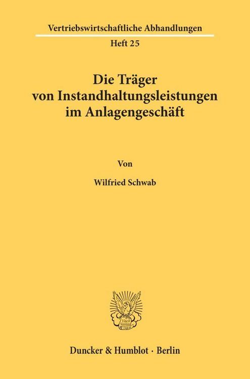 Produktbild: Die Tr&auml;ger von Instandhaltungsleistungen im Anlagengesch&auml;ft.