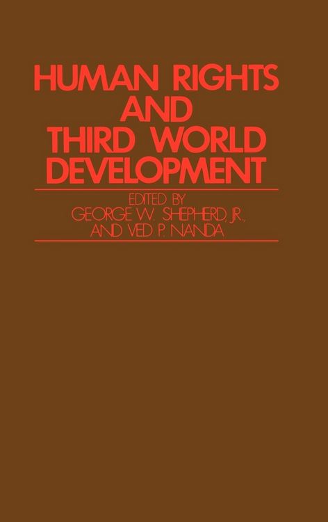 Produktbild: Human Rights and Third World Development