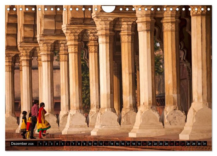 Produktbild: Indien - das goldene Dreieck, Delhi-Agra-Jaipur (Wandkalender 2026 DIN A4 quer), CALVENDO Monatskalender
