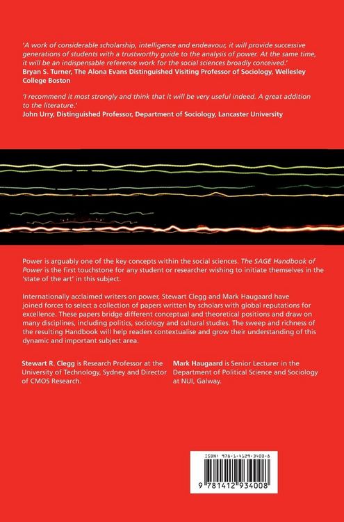 Produktbild: The SAGE Handbook of Power