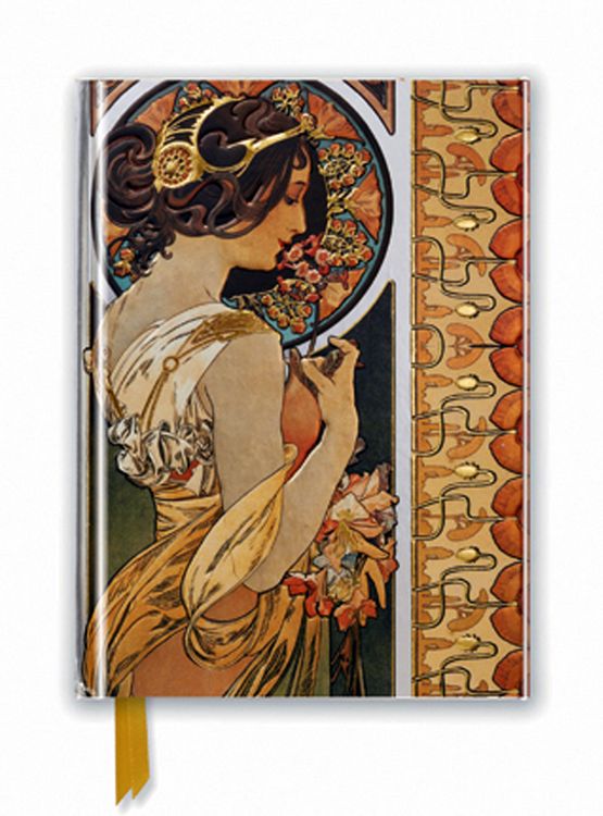 Produktbild: Premium Notizbuch DIN A6: Alphonse Mucha, Primel