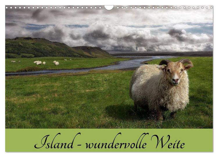 Produktbild: Island - wundervolle Weite (Wandkalender 2026 DIN A3 quer), CALVENDO Monatskalender