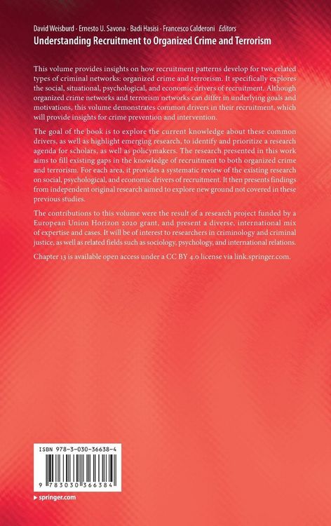 Produktbild: Understanding Recruitment to Organized Crime and Terrorism