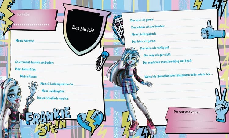 Produktbild: Monster High: Mein Freundebuch