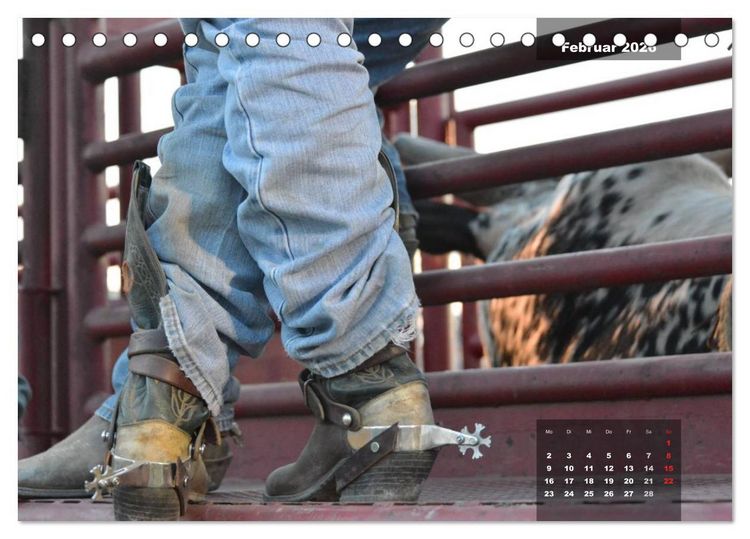 Produktbild: Faszination Rodeo (Tischkalender 2026 DIN A5 quer), CALVENDO Monatskalender