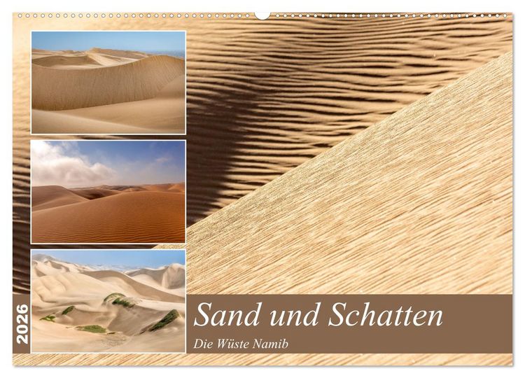Produktbild: Sand und Schatten (Wandkalender 2026 DIN A2 quer), CALVENDO Monatskalender