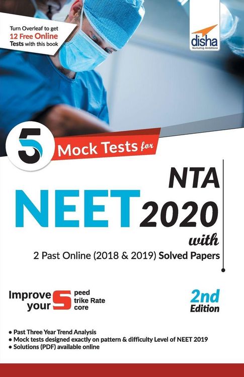Produktbild: 5 Mock Tests for NTA NEET 2020 with 2018 & 2019 Question Papers - 2nd Edition