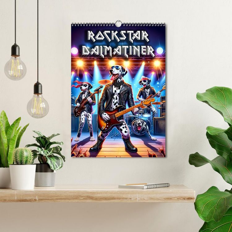 Produktbild: Rockstar Dalmatiner (Wandkalender 2026 DIN A3 hoch), CALVENDO Monatskalender