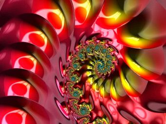Produktbild: Red Lamellas Spiral (Puzzle)