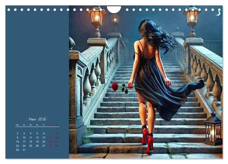 Produktbild: Stilvoll - Das kleine Schwarze (Wandkalender 2026 DIN A4 quer), CALVENDO Monatskalender
