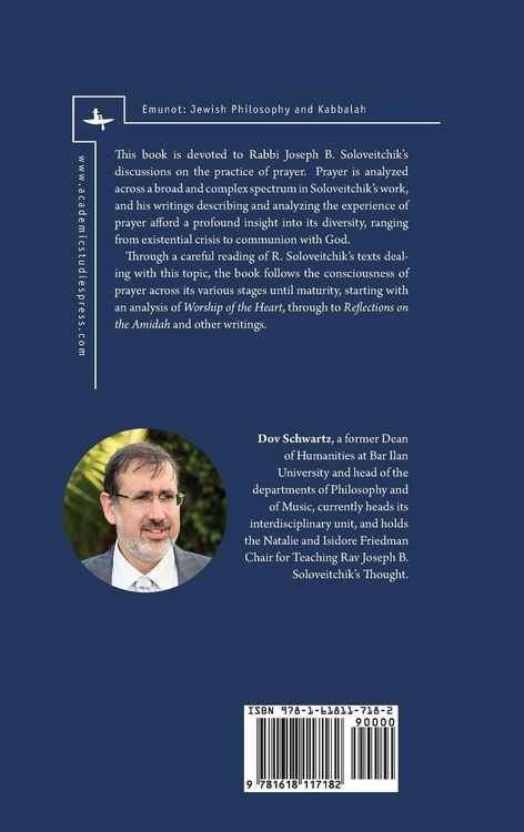 Produktbild: Rabbi Joseph Dov Soloveitchik on the Experience of Prayer