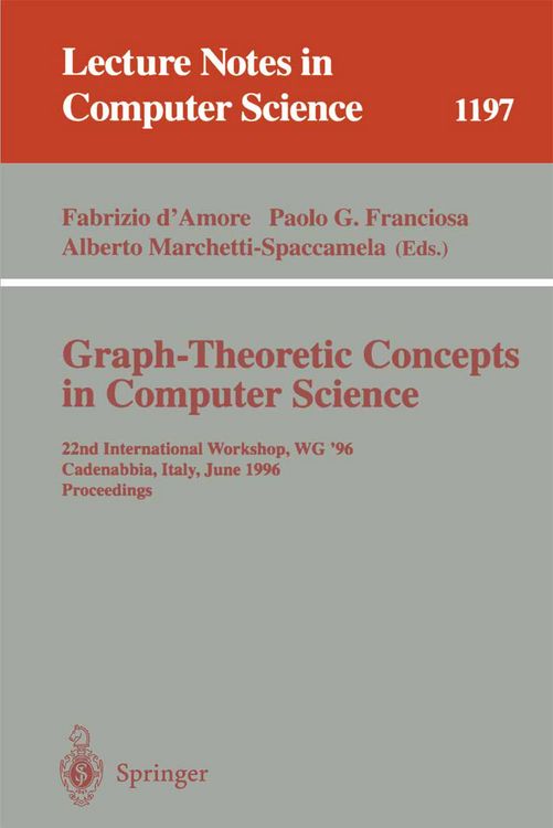 Produktbild: Graph-Theoretic Concepts in Computer Science