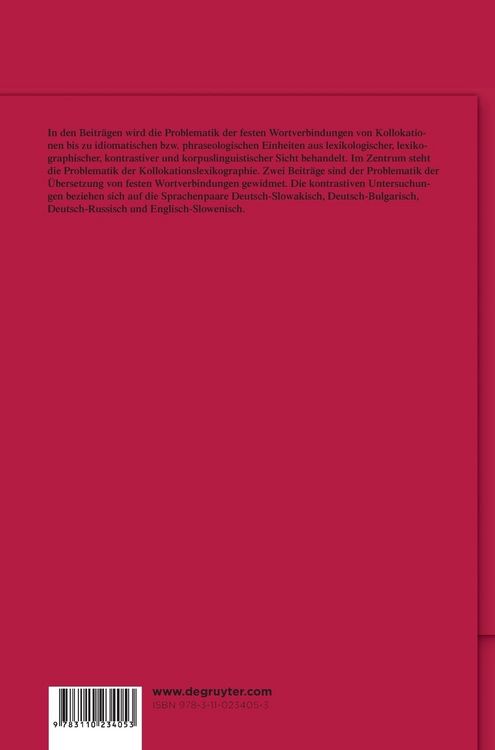 Produktbild: Feste Wortverbindungen und Lexikographie