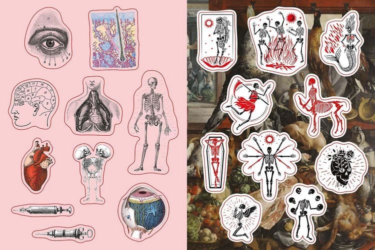Produktbild: Kuriosit&auml;ten & Seltsamkeiten - Stickerbuch