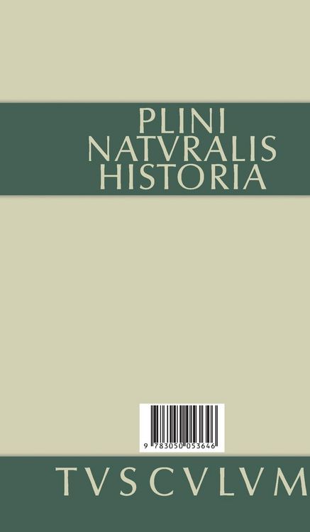 Produktbild: Cajus Plinius Secundus d. &Auml;.: Naturkunde / Naturalis historia libri XXXVII / Geographie: Europa