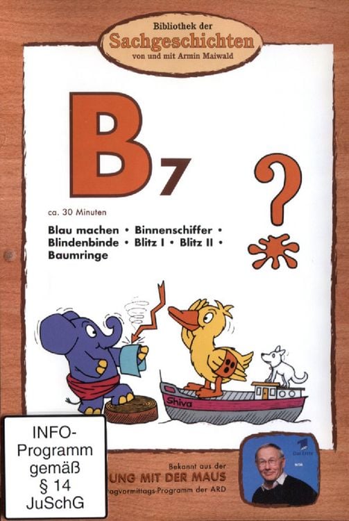 Produktbild: B7 - Blau machen/Binnenschiffer/Blindenbinde/Blitz 1+2/Baumringe (Bibliothek der Sachgeschichten)