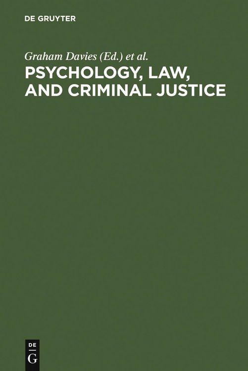 Produktbild: Psychology, Law, and Criminal Justice
