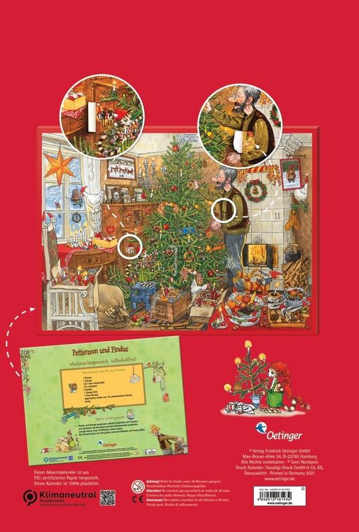 Produktbild: Pettersson und Findus. Adventskalender