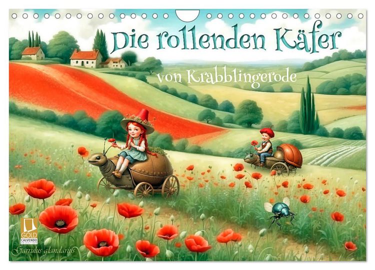 Produktbild: Die rollenden K&auml;fer von Krabblingerode (Wandkalender 2026 DIN A4 quer), CALVENDO Monatskalender