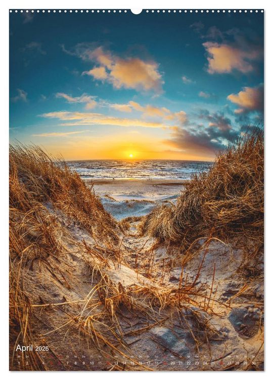 Produktbild: Farbenpracht Nordsee (hochwertiger Premium Wandkalender 2026 DIN A2 hoch), Kunstdruck in Hochglanz