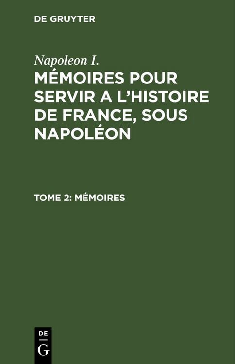 Produktbild: M&eacute;moires