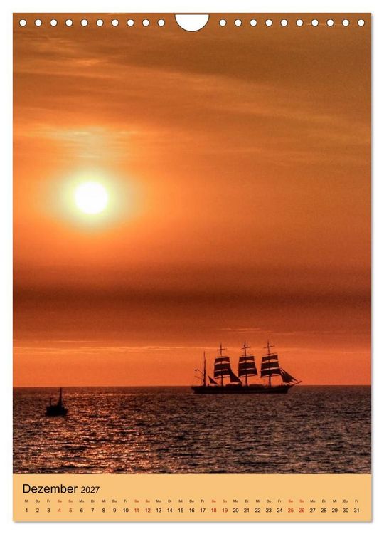 Produktbild: SAIL Rostock-Warnem&uuml;nde. Du bist so sch&ouml;n (Wandkalender 2027 DIN A4 hoch), CALVENDO Monatskalender