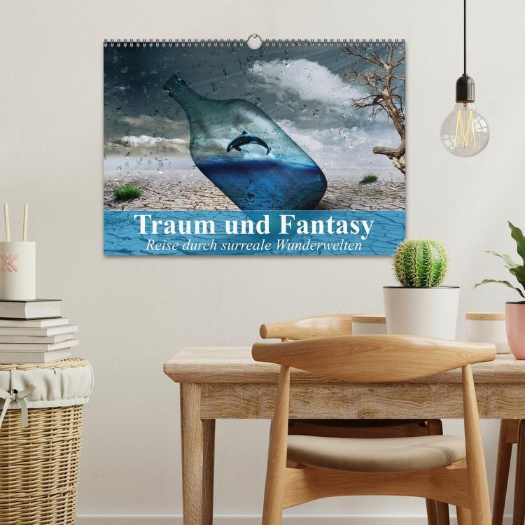 Produktbild: Traum und Fantasy. Reise durch surreale Wunderwelten (Wandkalender 2026 DIN A3 quer), CALVENDO Monatskalender