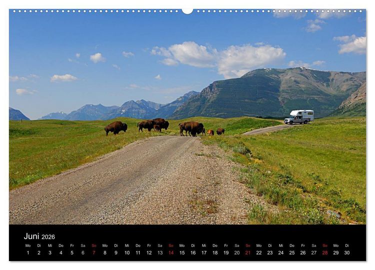 Produktbild: KANADA - Mit Campmobil quer durch (hochwertiger Premium Wandkalender 2026 DIN A2 quer), Kunstdruck in Hochglanz