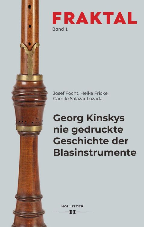 Produktbild: Georg Kinskys nie gedruckte Geschichte der Blasinstrumente