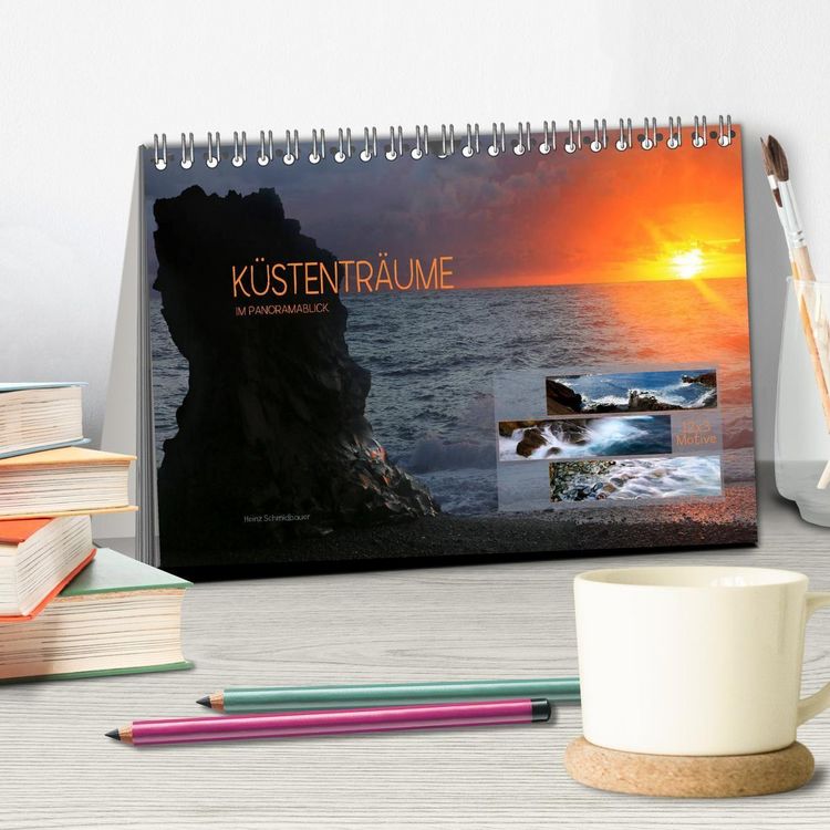 Produktbild: K&uuml;stentr&auml;ume im Panoramablick (Tischkalender 2027 DIN A5 quer), CALVENDO Monatskalender