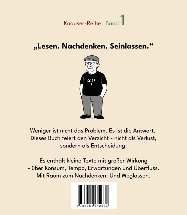 Produktbild: N&ouml;! - &Uuml;ber das ernst gemeinte Weniger - Dieses Buch feiert den Verzicht - nicht als Verlust, sondern als Entscheidung.