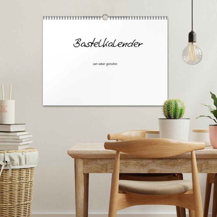 Produktbild: Bastelkalender - Weiss (Wandkalender 2026 DIN A3 quer), CALVENDO Monatskalender