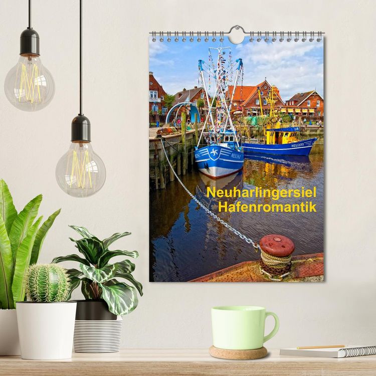 Produktbild: Neuharlingersiel Hafenromantik / Planer (Wandkalender 2026 DIN A4 hoch), CALVENDO Monatskalender