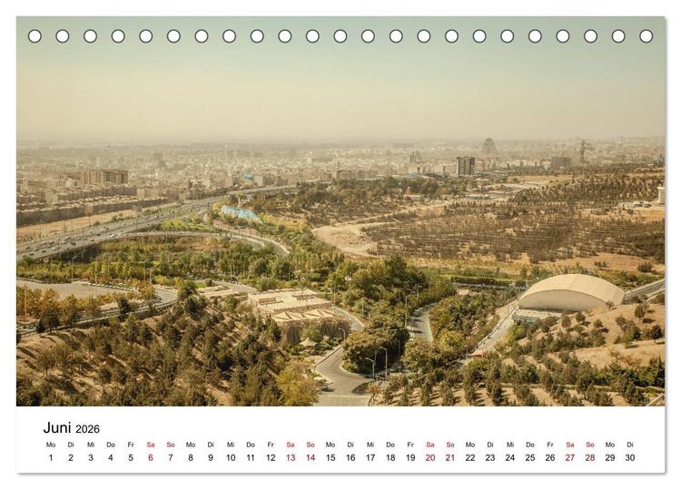 Produktbild: Rundreise Iran (Tischkalender 2026 DIN A5 quer), CALVENDO Monatskalender
