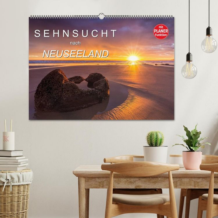 Produktbild: Sehnsucht nach Neuseeland (Wandkalender 2026 DIN A2 quer), CALVENDO Monatskalender