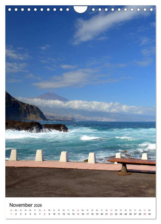 Produktbild: Teneriffa - Insel der Gl&uuml;ckseligen (Wandkalender 2026 DIN A4 hoch), CALVENDO Monatskalender