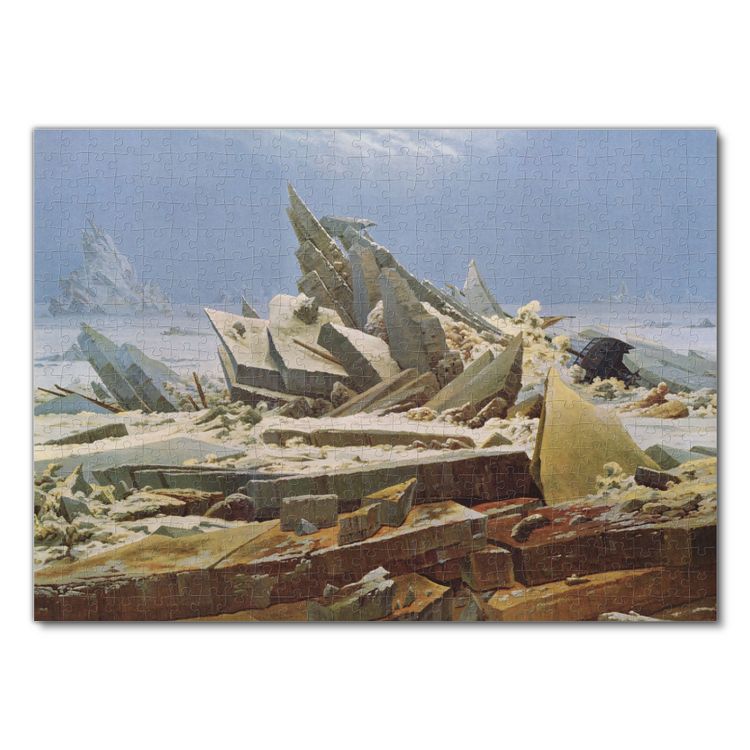 Produktbild: Lais Puzzle Caspar David Friedrich - Das Eismeer (Die verungl&uuml;ckte Nordpolexpedition, Die verungl&uuml;ckte Hoffnung) 500 Teile