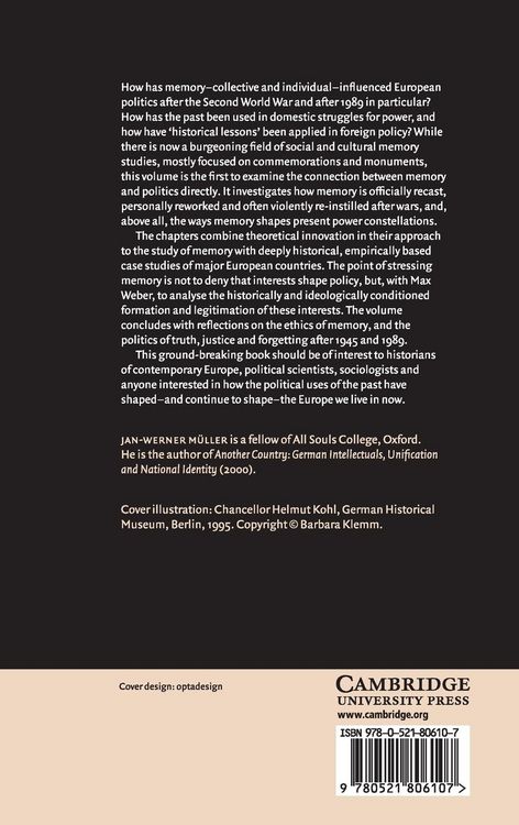 Produktbild: Memory and Power in Post-War Europe