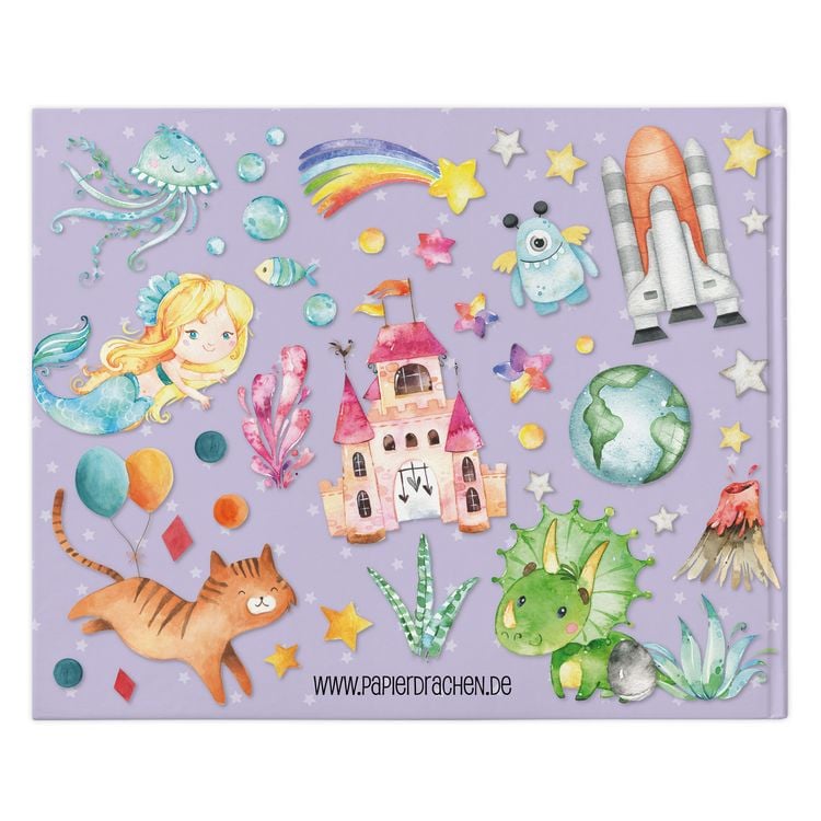 Produktbild: Freundebuch - Meine Schulfreunde - Design 1 - lila Cover