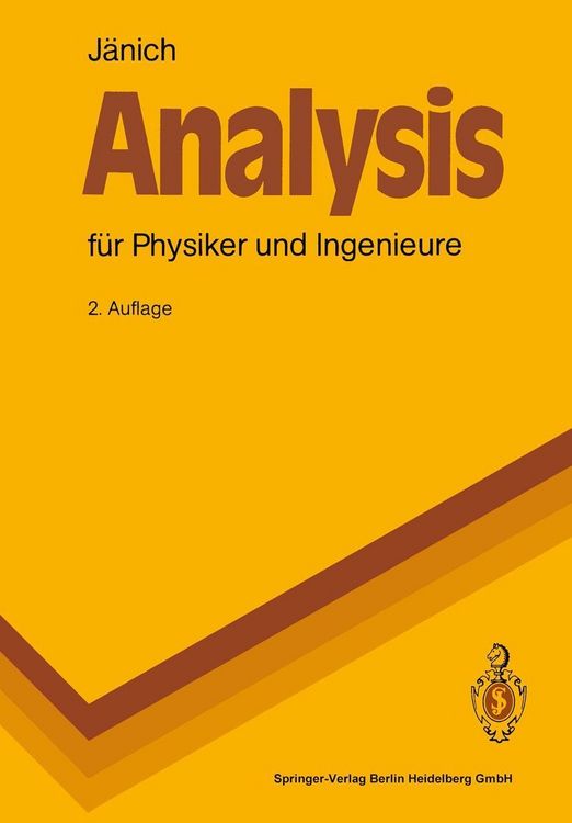 Produktbild: Analysis f&uuml;r Physiker und Ingenieure