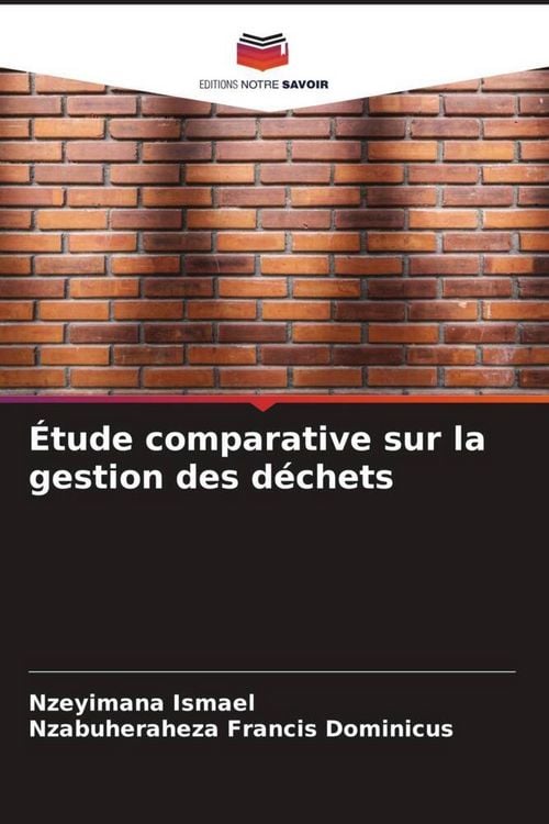 Produktbild: &Eacute;tude comparative sur la gestion des d&eacute;chets
