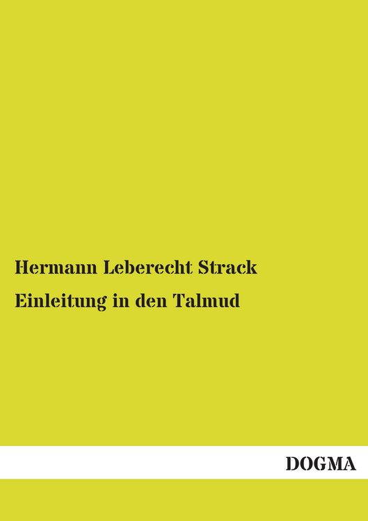 Produktbild: Einleitung in den Talmud