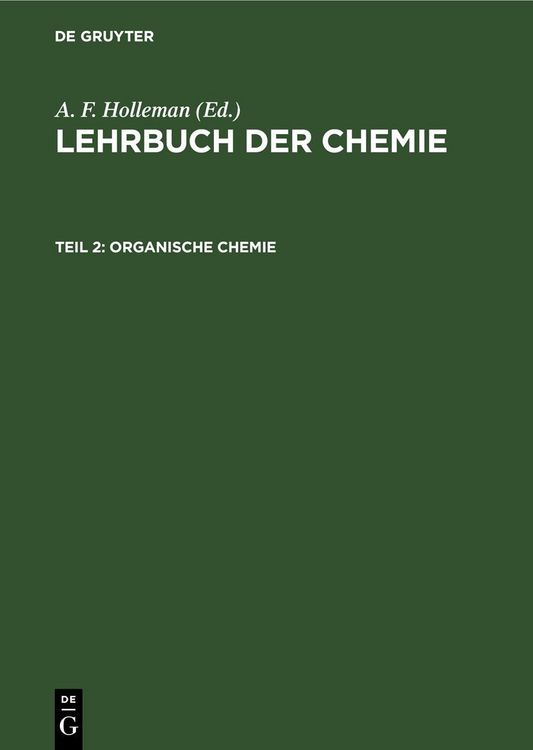 Produktbild: Organische Chemie